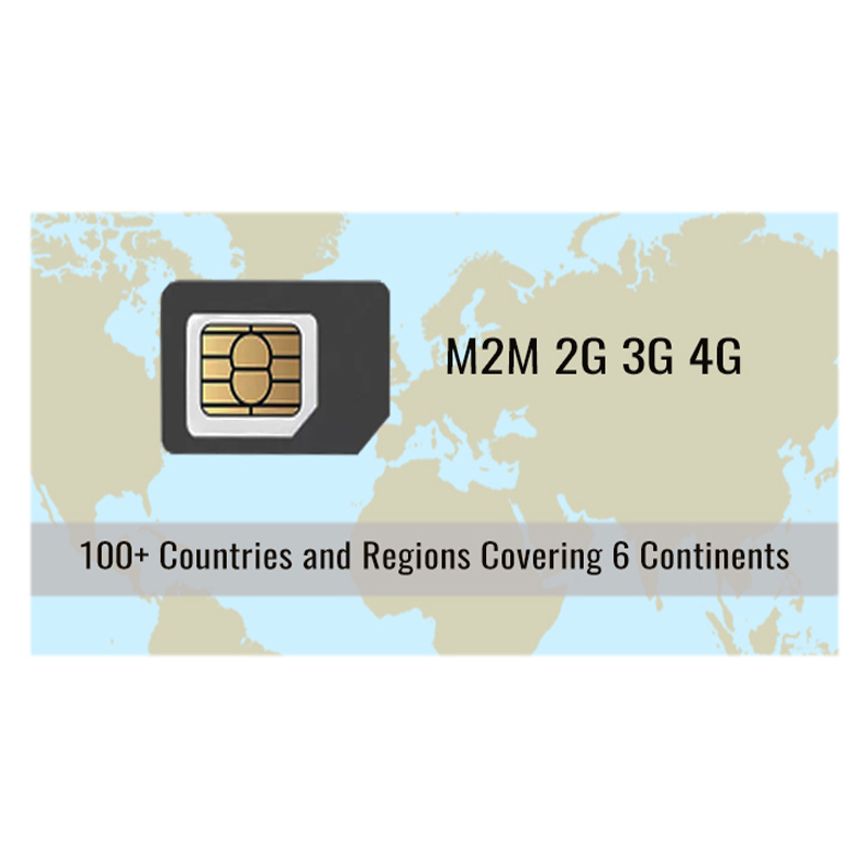 Tarjetas SIM de datos M2M virtuales internacionales en todo el mundo